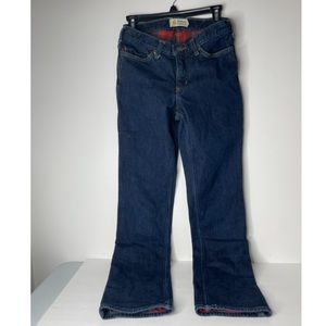 Carrhartt Women's Original Fit blain Flannel Lined Straight Leg Jeans Size 4 30”